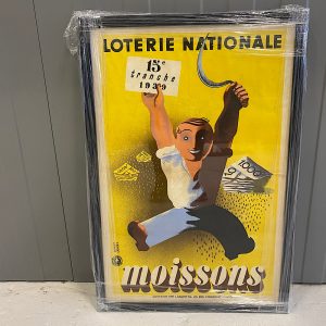 Loterie Nationale - Moissons 1939 fra Bellevue Vintage