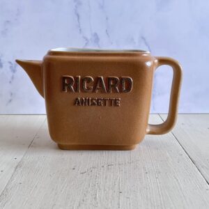 Vintage Ricard kande i brun keramik