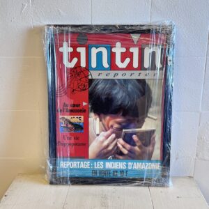 Vintage Tintin Reporter plakat – Amazonie