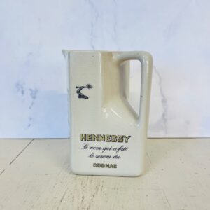 Antik fransk Hennessy-kande i fajance
