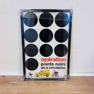 Original fransk plakat – Opération Points Noirs